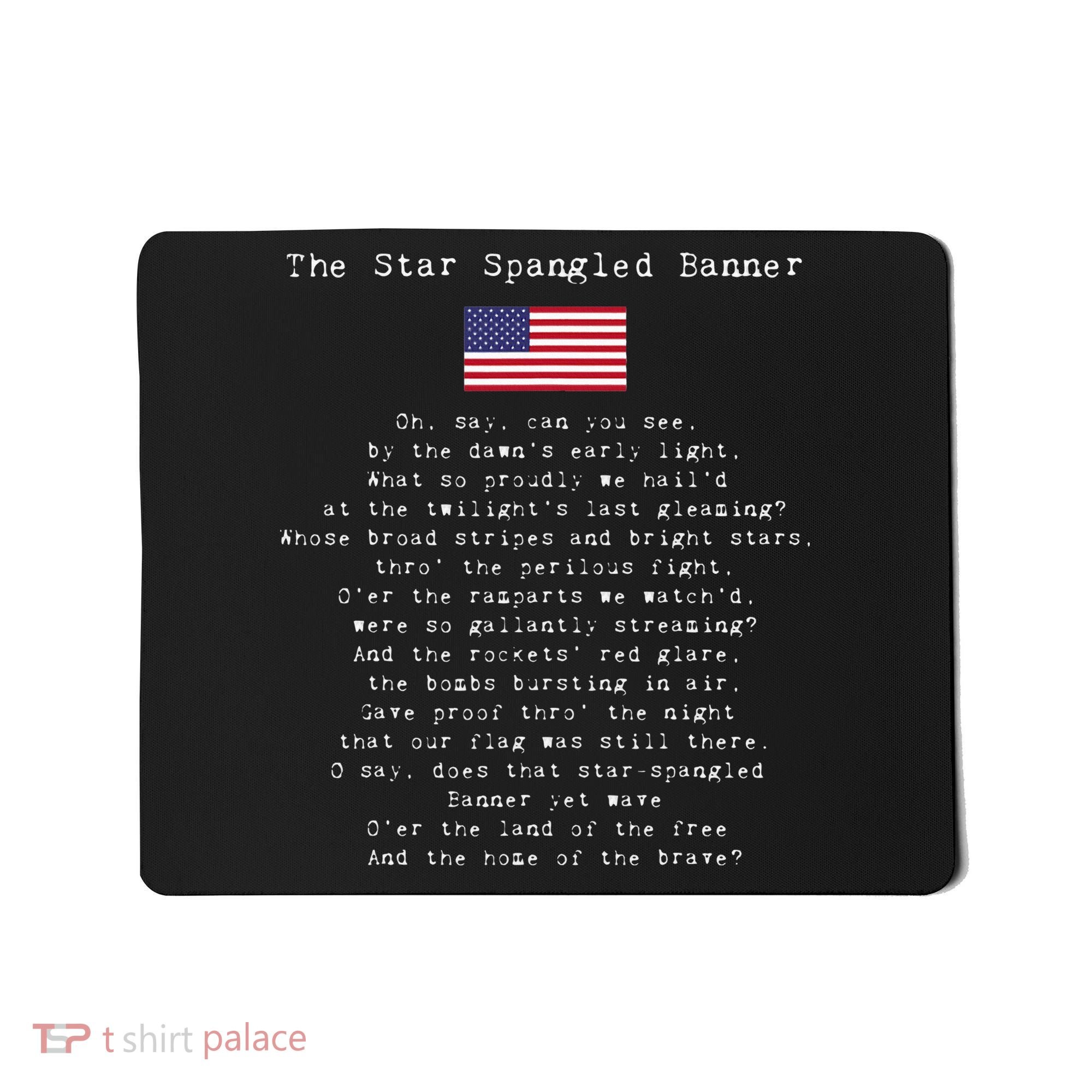 The Star Spangled Banner Patriotic Usa Mousepad