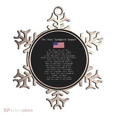 The Star Spangled Banner Patriotic Usa Ornament