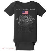 The Star Spangled Banner Patriotic Usa Baby Bodysuit thumb 0