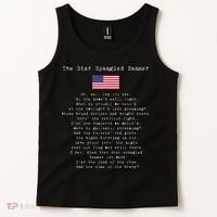 The Star Spangled Banner Patriotic Usa Tank Top thumb 2