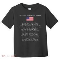 The Star Spangled Banner Patriotic Usa Toddler T-Shirt thumb 0
