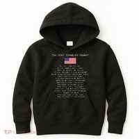 The Star Spangled Banner Patriotic Usa Kids Hoodie thumb 0