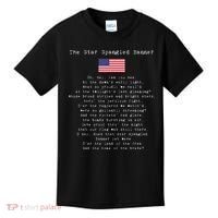 The Star Spangled Banner Patriotic Usa Kids T-Shirt thumb 0