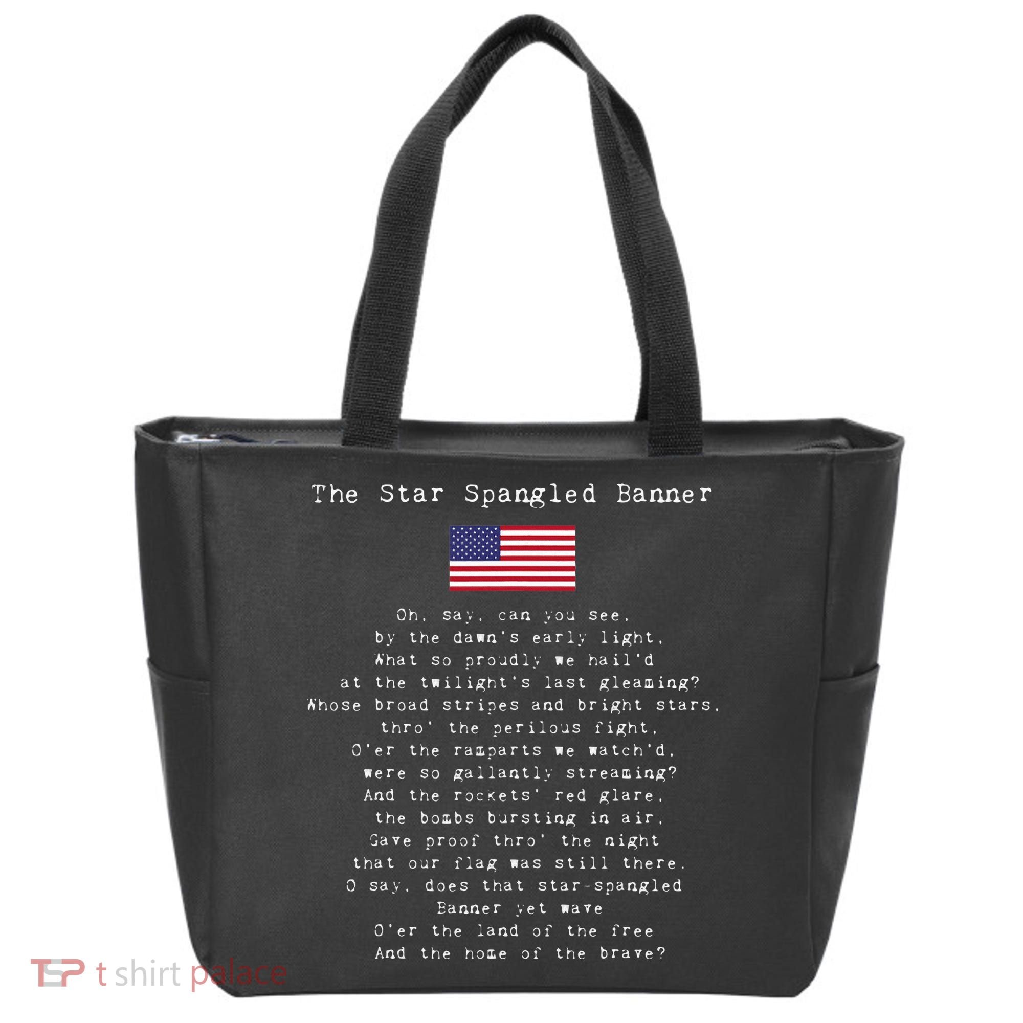 The Star Spangled Banner Patriotic Usa Tote Bag