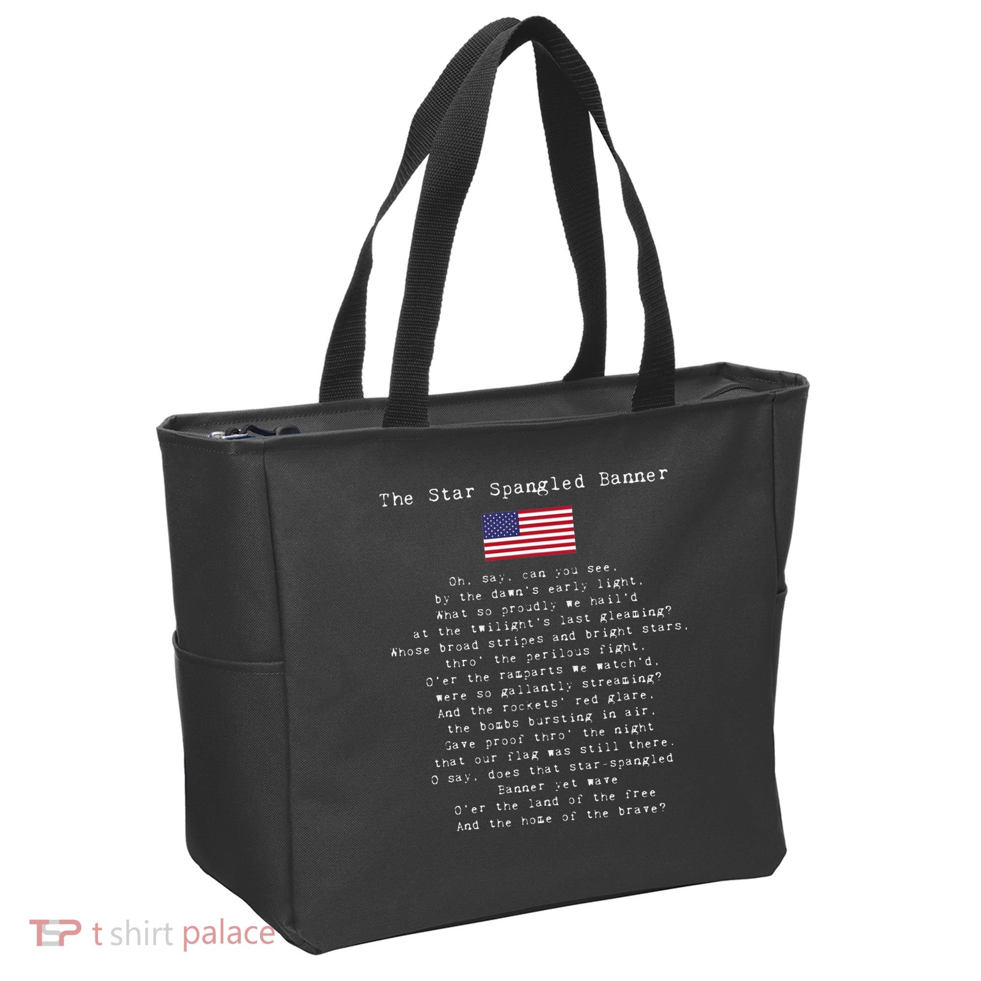 The Star Spangled Banner Patriotic Usa Tote Bag