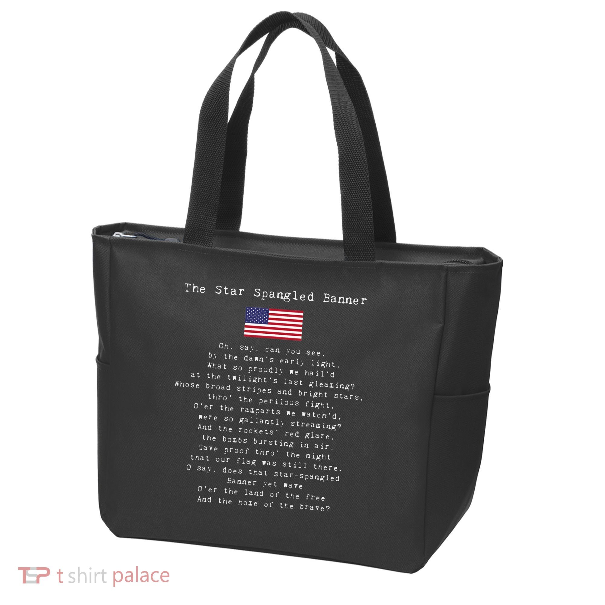The Star Spangled Banner Patriotic Usa Tote Bag
