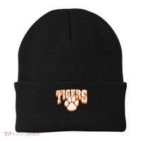 Tigers School Spirit Mascot Back To School Orange Beanie thumb 0
