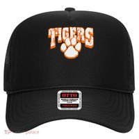Tigers School Spirit Mascot Back To School Orange Hat thumb 0