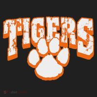 Tigers School Spirit Mascot Back To School Orange Hat thumb 2