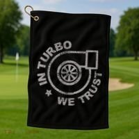 Turbo Snail Sound Tuner Jdm Golf Towel thumb 1