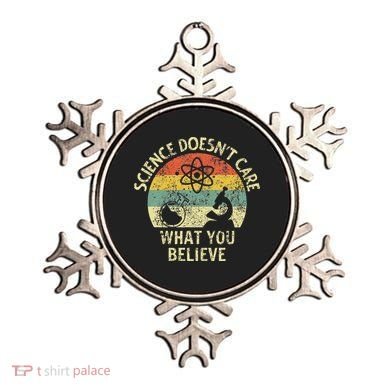 Teacher Scientific Science Doesnt Care What You Believe In Ornament