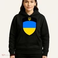Tactical Shield Support 5 11 Ukraine Volodymyr Zelenskyy Trident Military Hoodie thumb 5