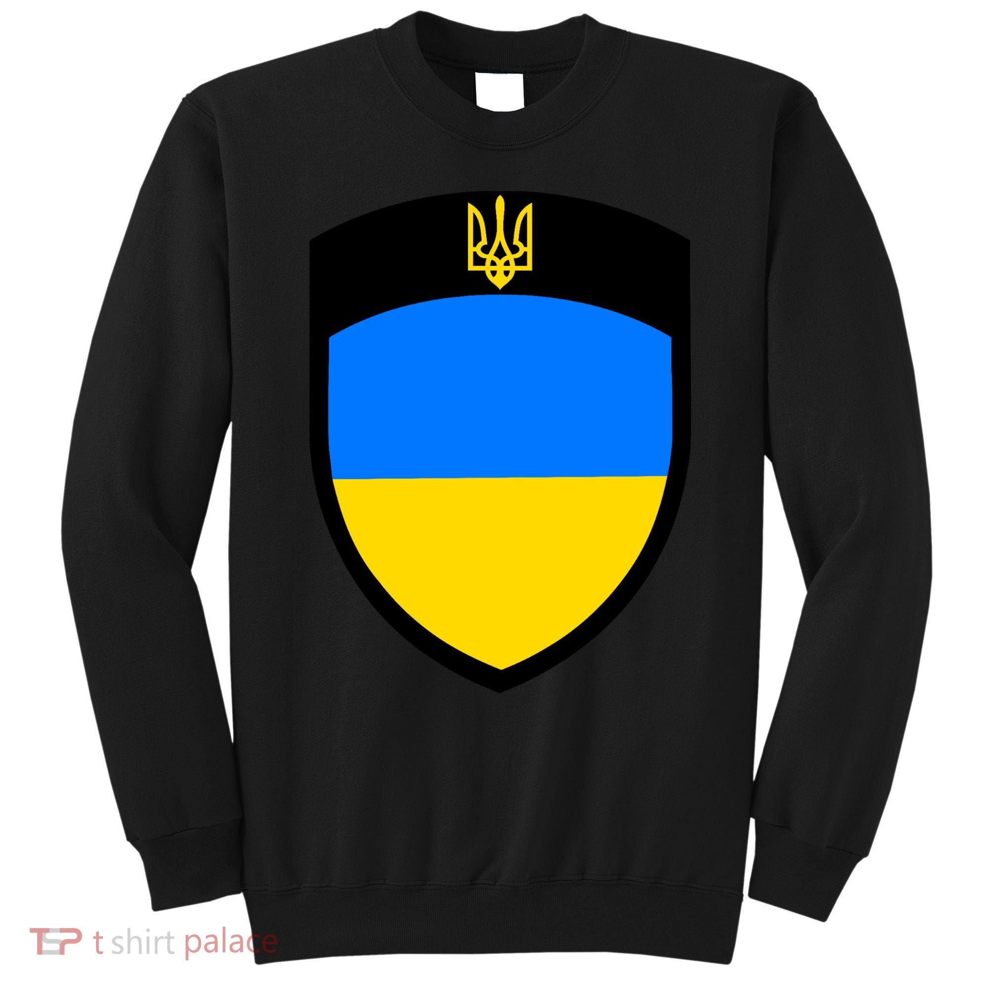 Tactical Shield Support 5 11 Ukraine Volodymyr Zelenskyy Trident Military Sweatshirt