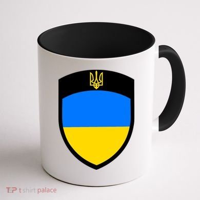 Tactical Shield Support 5 11 Ukraine Volodymyr Zelenskyy Trident Military Coffee Mug back