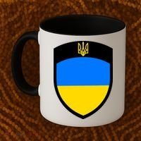 Tactical Shield Support 5 11 Ukraine Volodymyr Zelenskyy Trident Military Coffee Mug thumb 2