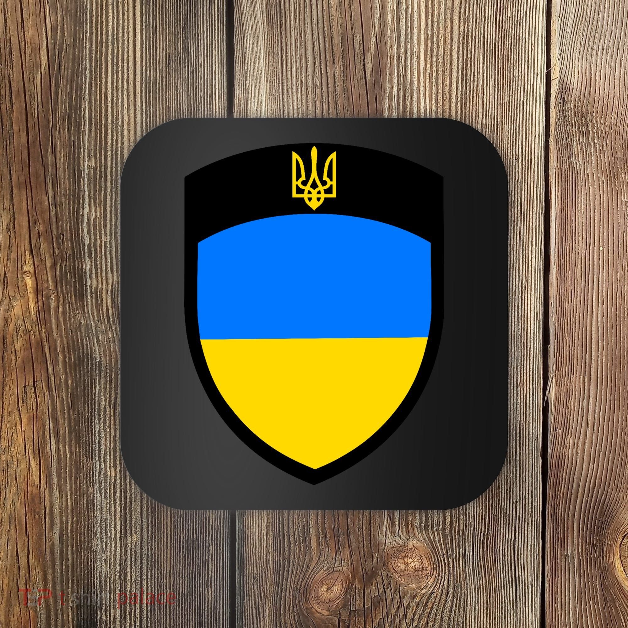 Tactical Shield Support 5 11 Ukraine Volodymyr Zelenskyy Trident Military Coaster