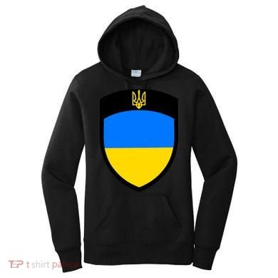 Tactical Shield Support 5 11 Ukraine Volodymyr Zelenskyy Trident Military Women's Hoodie