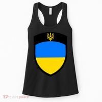 Tactical Shield Support 5 11 Ukraine Volodymyr Zelenskyy Trident Military Women's Tank Top thumb 0