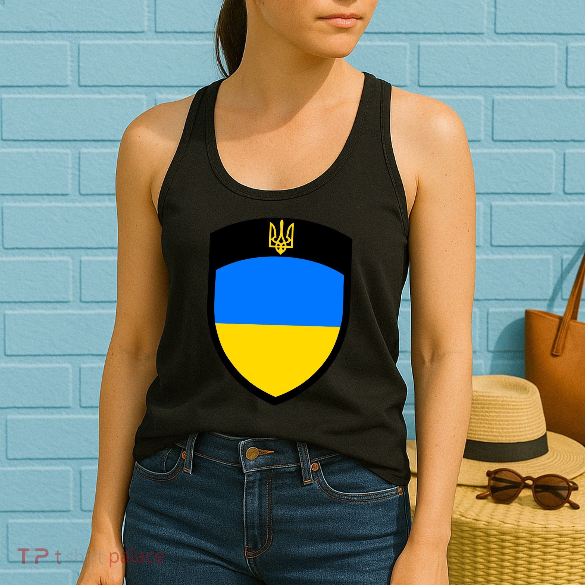 Tactical Shield Support 5 11 Ukraine Volodymyr Zelenskyy Trident Military Women's Tank Top