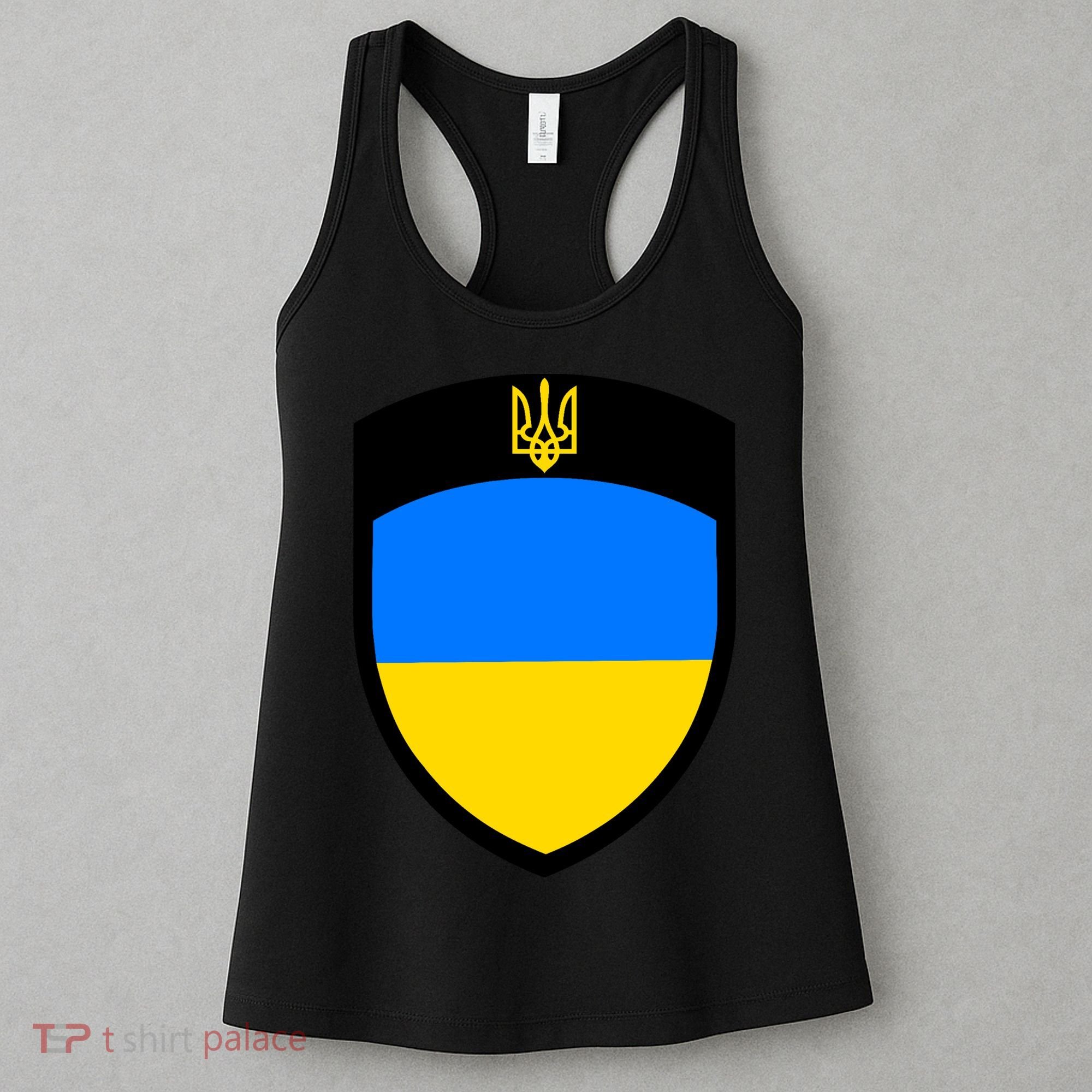 Tactical Shield Support 5 11 Ukraine Volodymyr Zelenskyy Trident Military Women's Tank Top