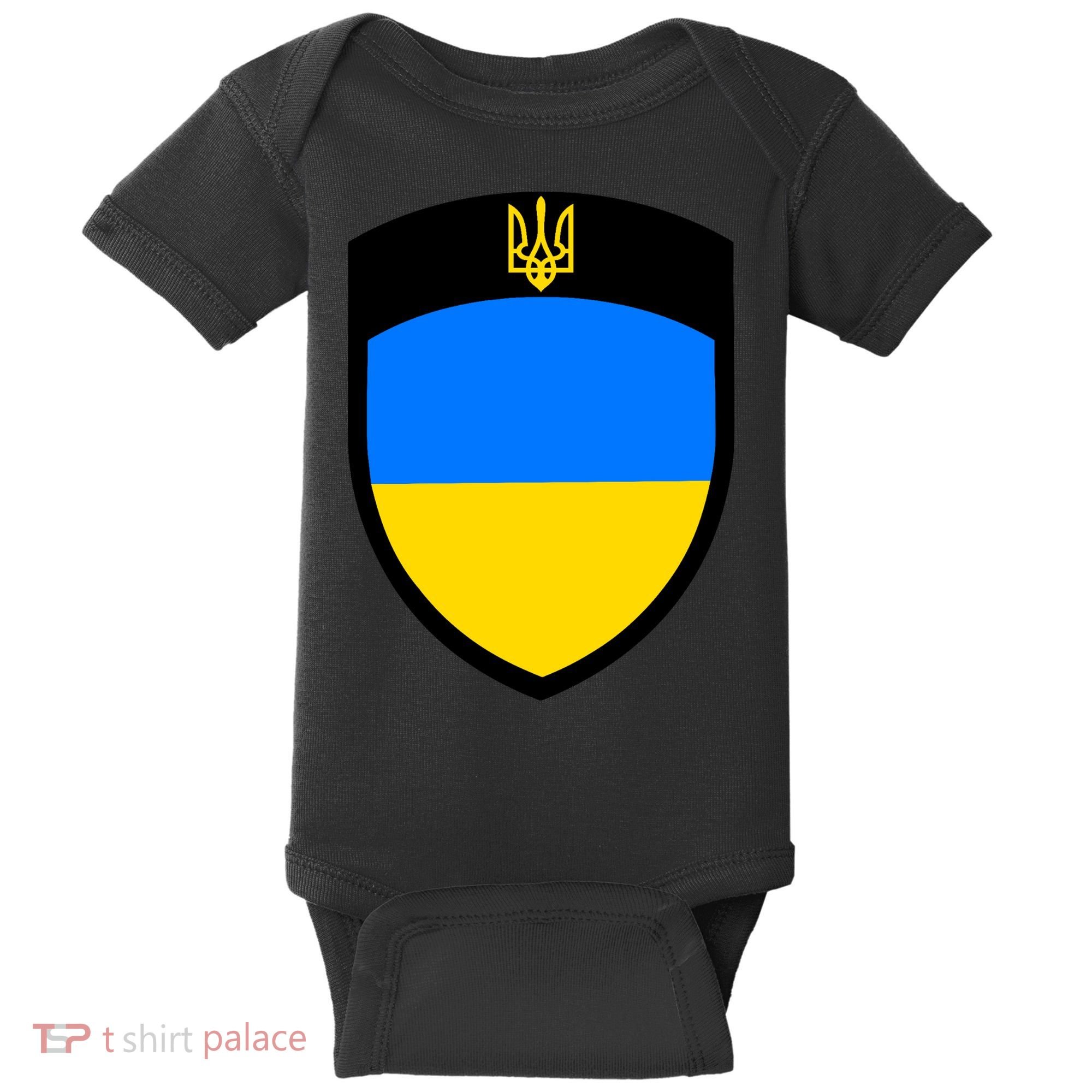 Tactical Shield Support 5 11 Ukraine Volodymyr Zelenskyy Trident Military Baby Bodysuit