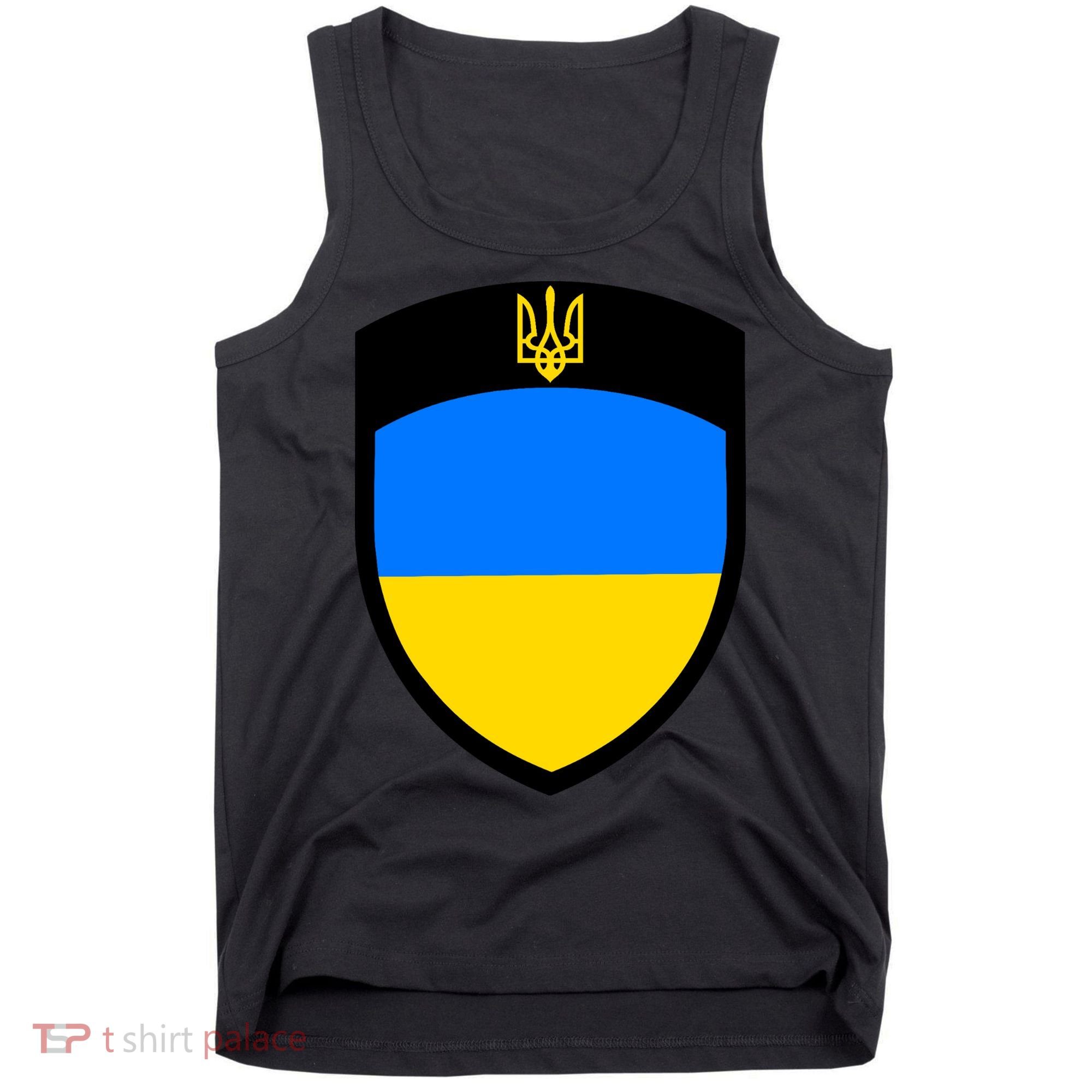 Tactical Shield Support 5 11 Ukraine Volodymyr Zelenskyy Trident Military Tank Top