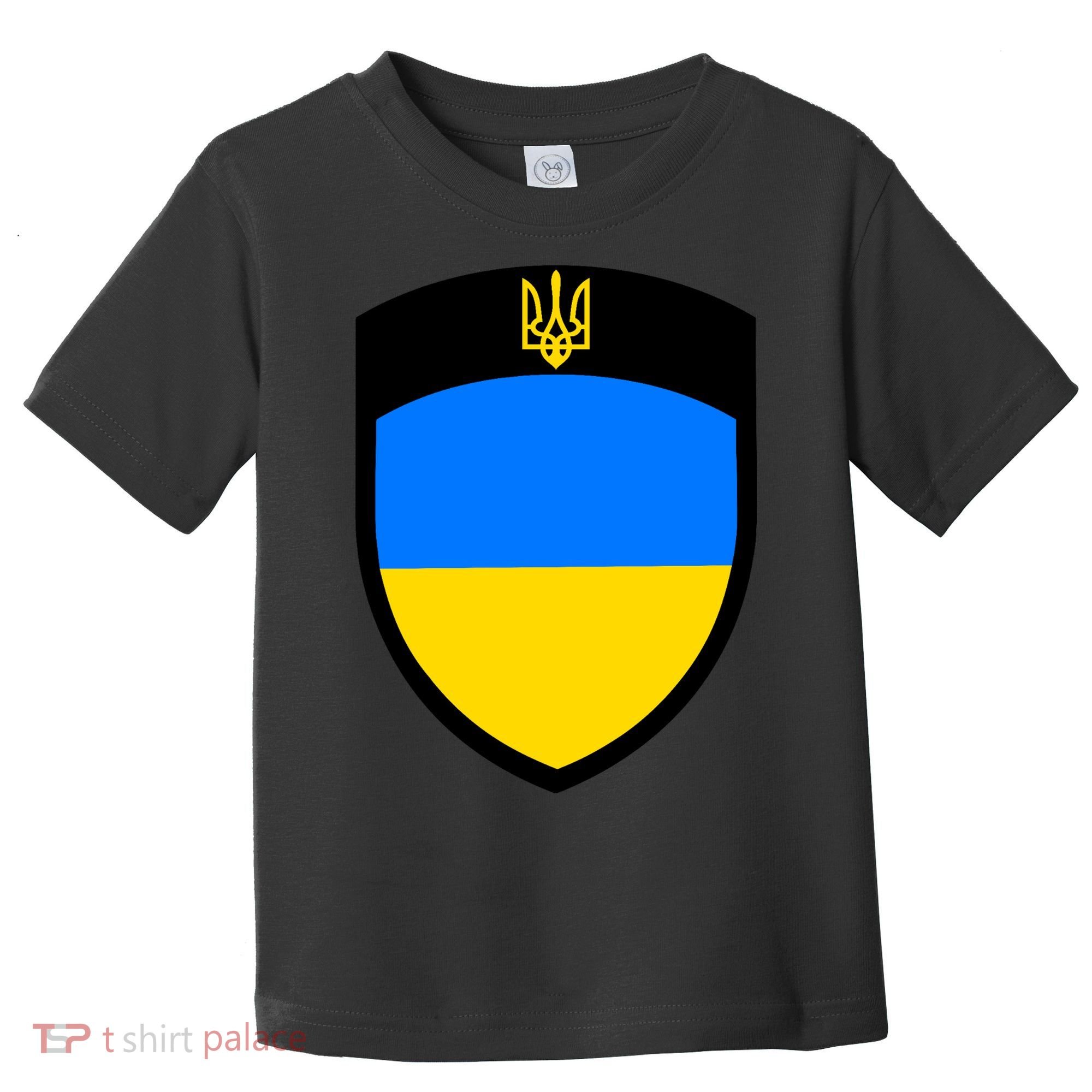 Tactical Shield Support 5 11 Ukraine Volodymyr Zelenskyy Trident Military Toddler T-Shirt