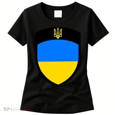 Tactical Shield Support 5 11 Ukraine Volodymyr Zelenskyy Trident Military Women's T-Shirt