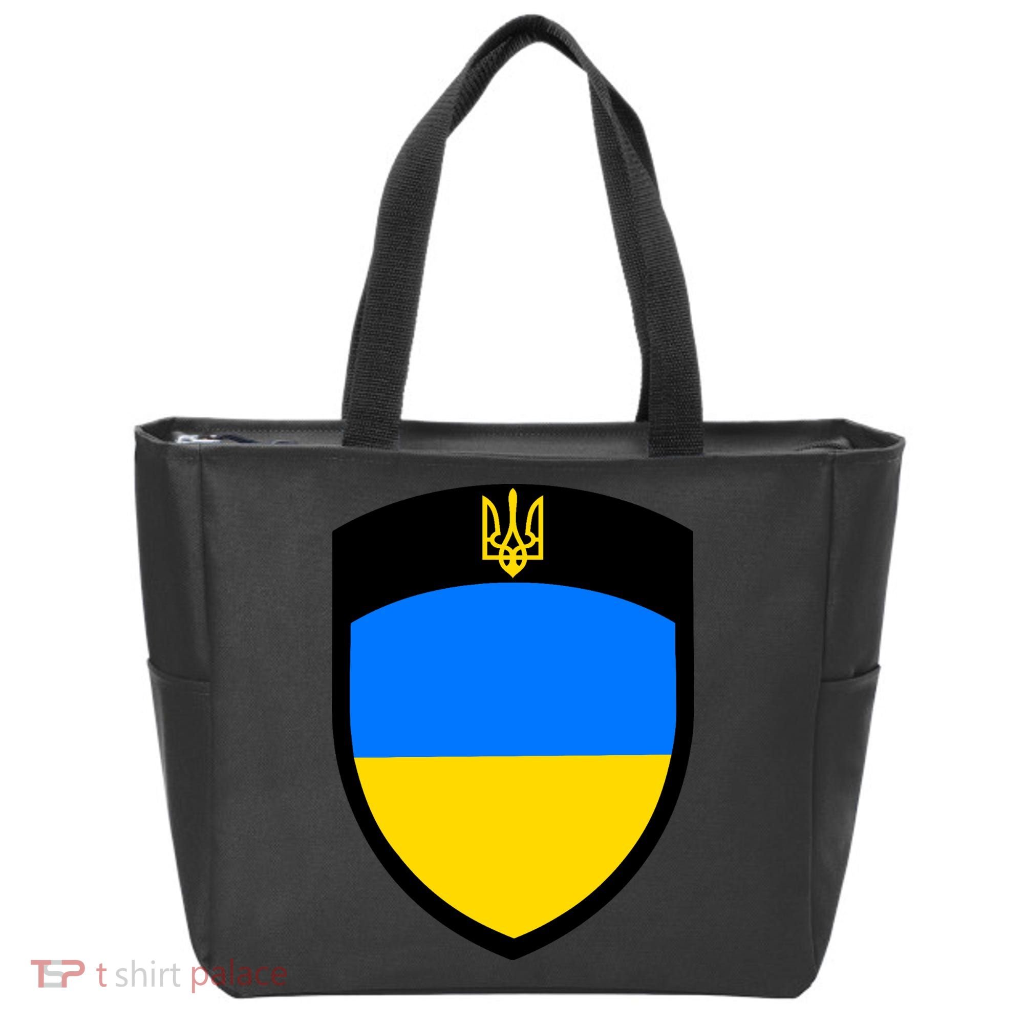 Tactical Shield Support 5 11 Ukraine Volodymyr Zelenskyy Trident Military Tote Bag