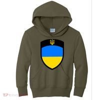 Tactical Shield Support 5 11 Ukraine Volodymyr Zelenskyy Trident Military Kids Hoodie thumb 0