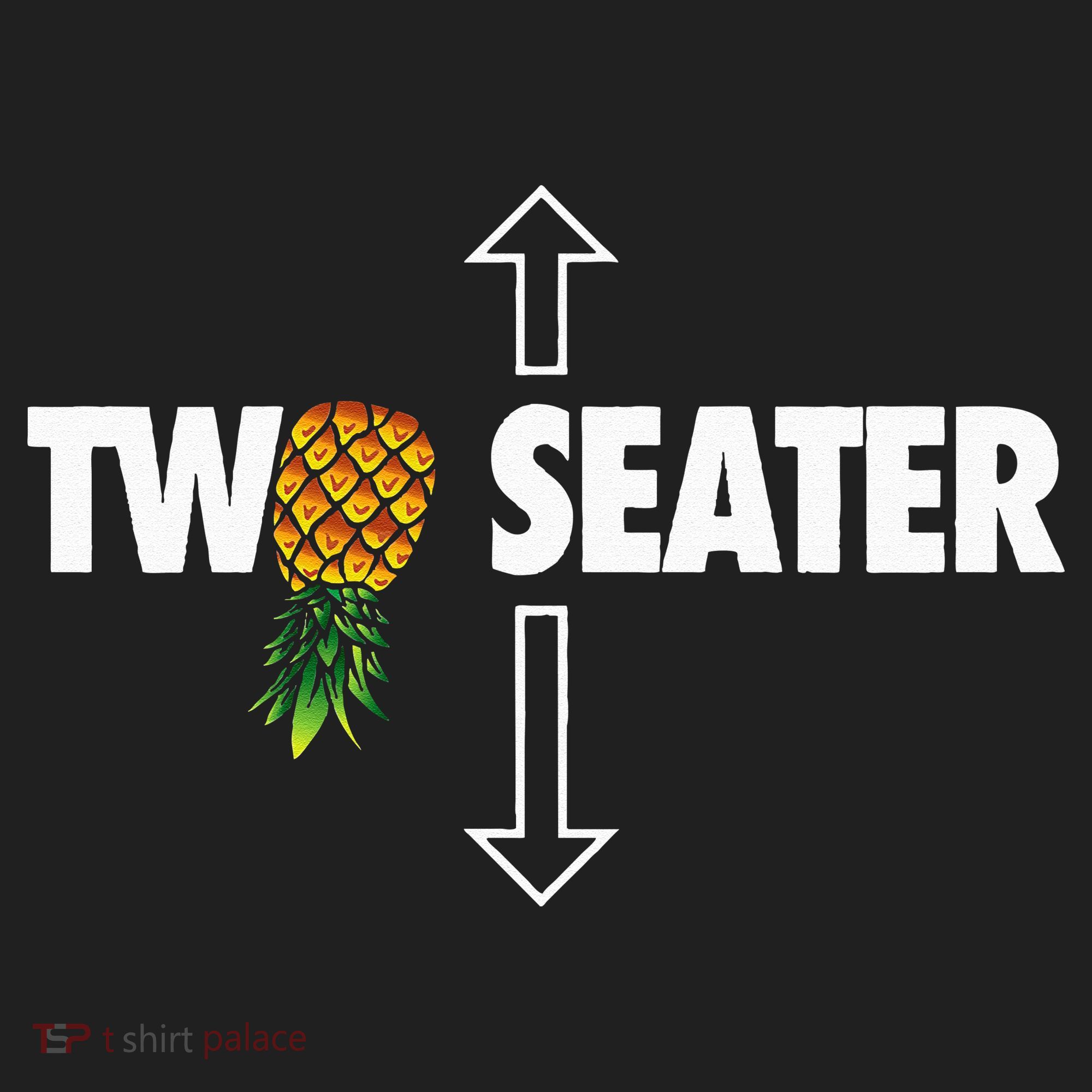 Two Seater Swinger Funny Upside Down Pineapple Swinger Women's Sweatshirt