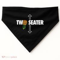 Two Seater Swinger Funny Upside Down Pineapple Swinger USA-Made Doggie Bandana thumb 0