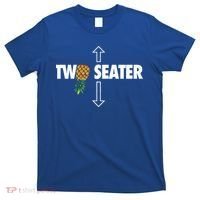 Two Seater Swinger Funny Upside Down Pineapple Swinger T-Shirt thumb 0