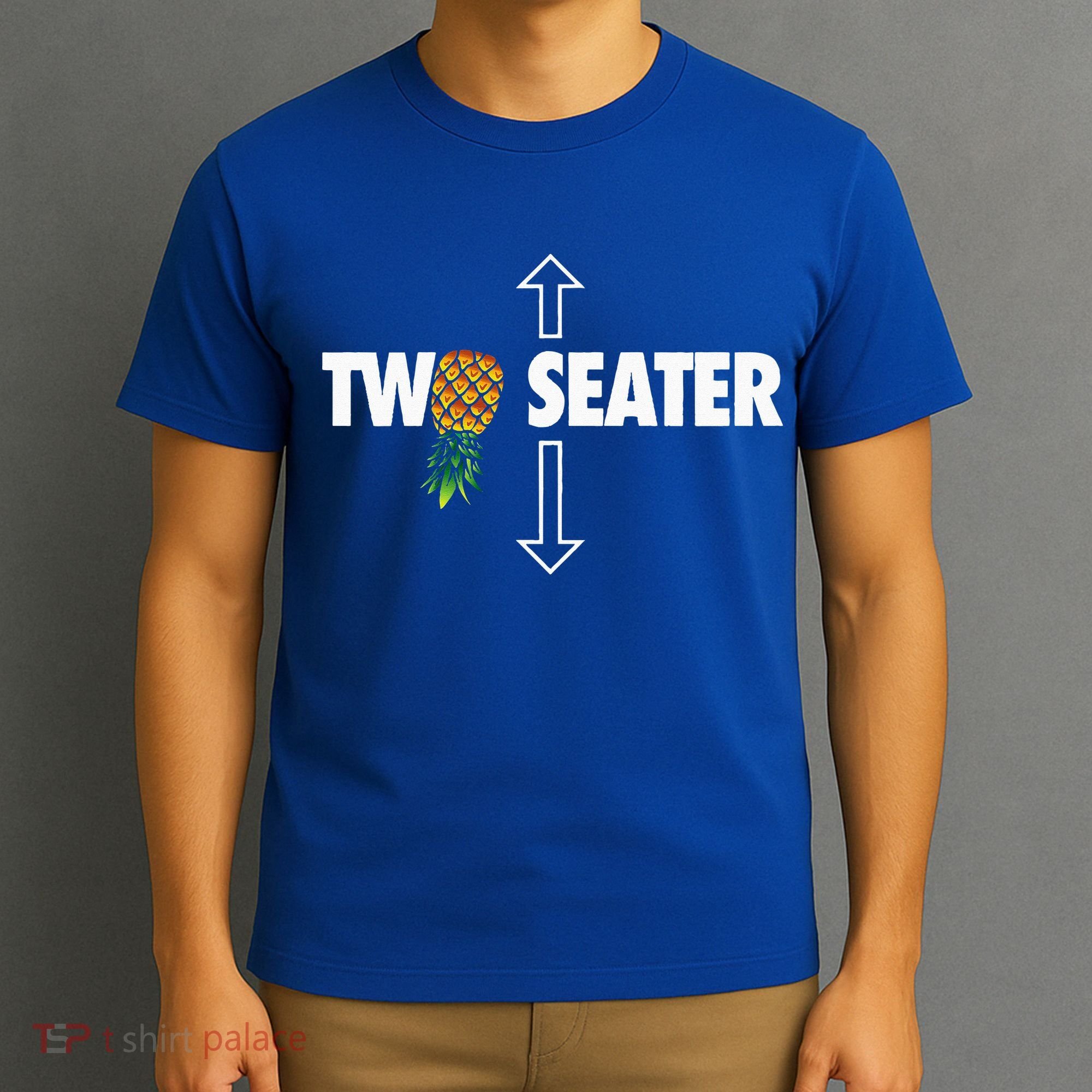 Two Seater Swinger Funny Upside Down Pineapple Swinger T-Shirt
