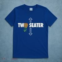 Two Seater Swinger Funny Upside Down Pineapple Swinger T-Shirt thumb 5