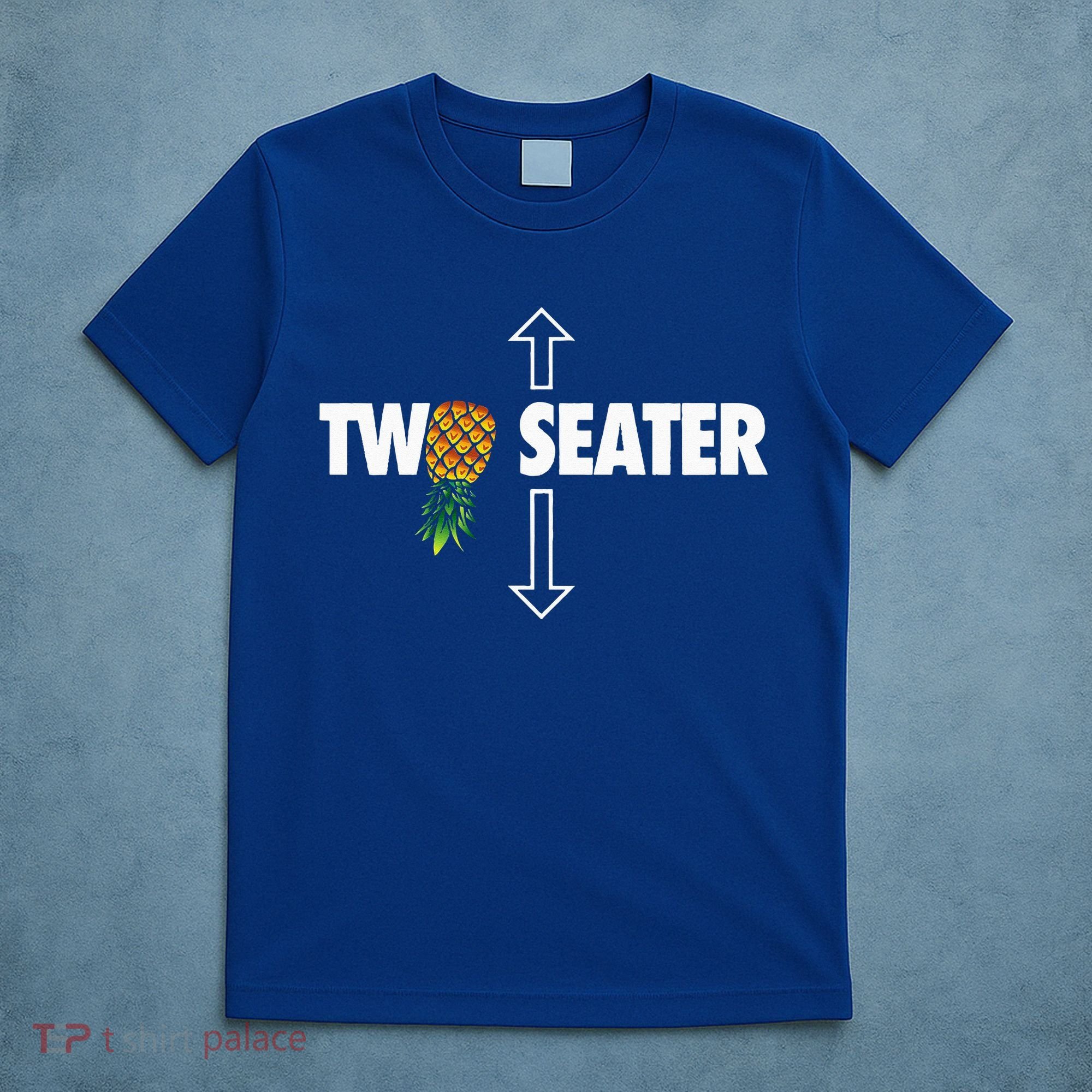 Two Seater Swinger Funny Upside Down Pineapple Swinger T-Shirt