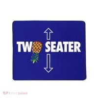 Two Seater Swinger Funny Upside Down Pineapple Swinger Mousepad thumb 0