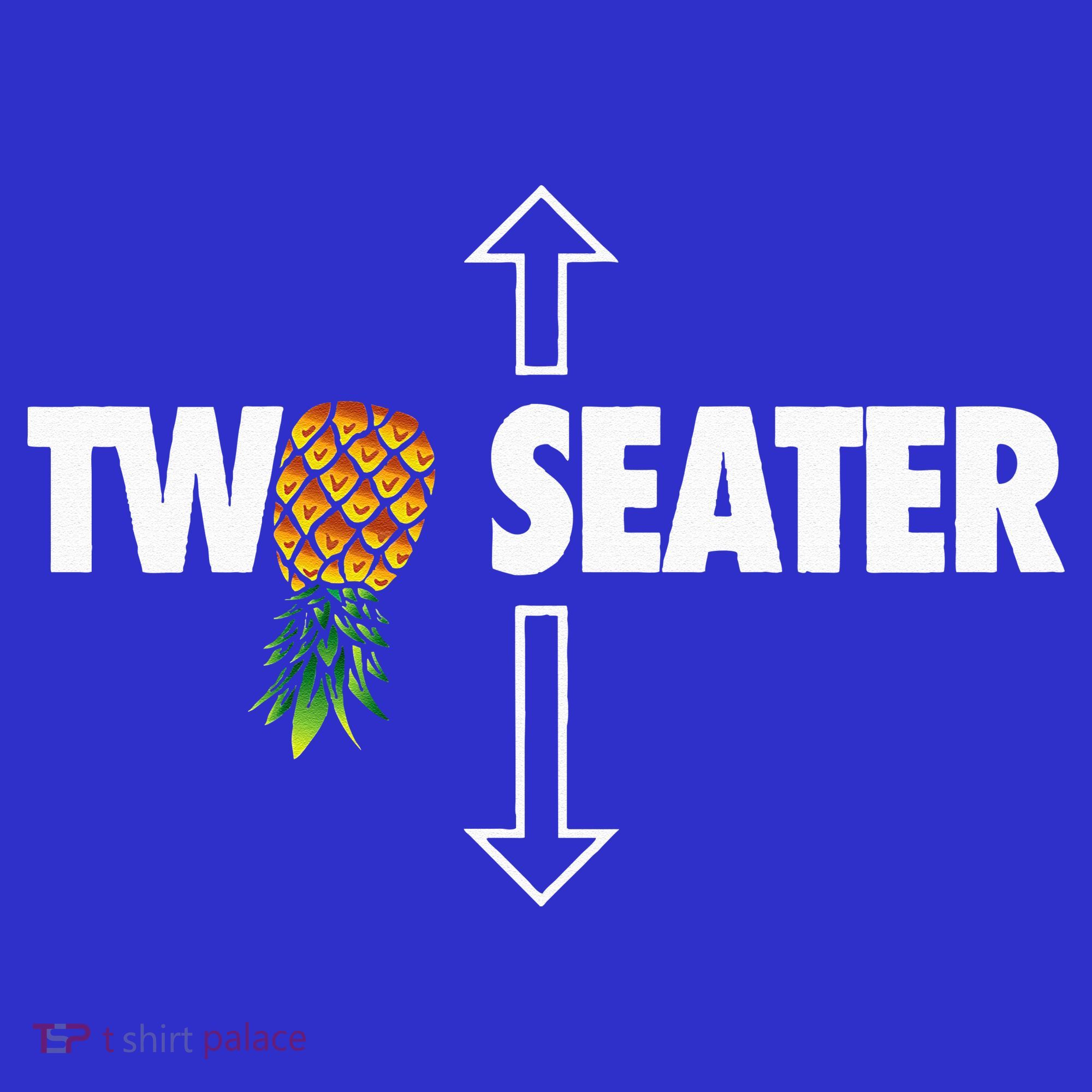 Two Seater Swinger Funny Upside Down Pineapple Swinger Mousepad