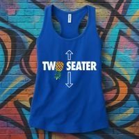 Two Seater Swinger Funny Upside Down Pineapple Swinger Women's Tank Top thumb 3