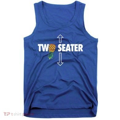 Two Seater Swinger Funny Upside Down Pineapple Swinger Tank Top