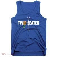 Two Seater Swinger Funny Upside Down Pineapple Swinger Tank Top thumb 0