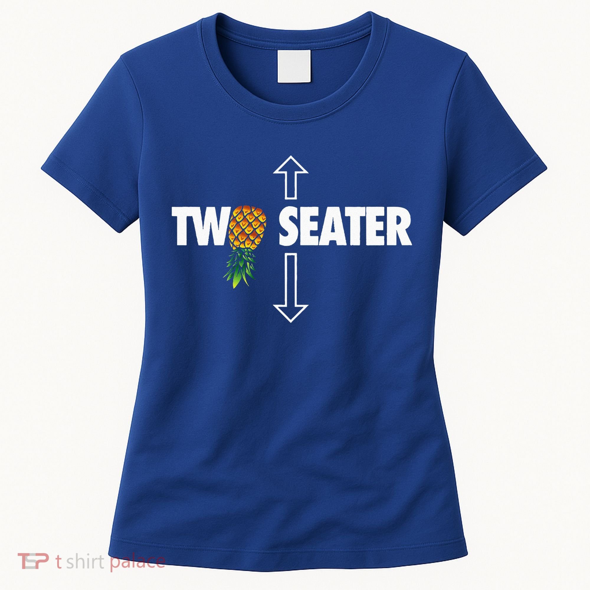 Two Seater Swinger Funny Upside Down Pineapple Swinger Women's T-Shirt