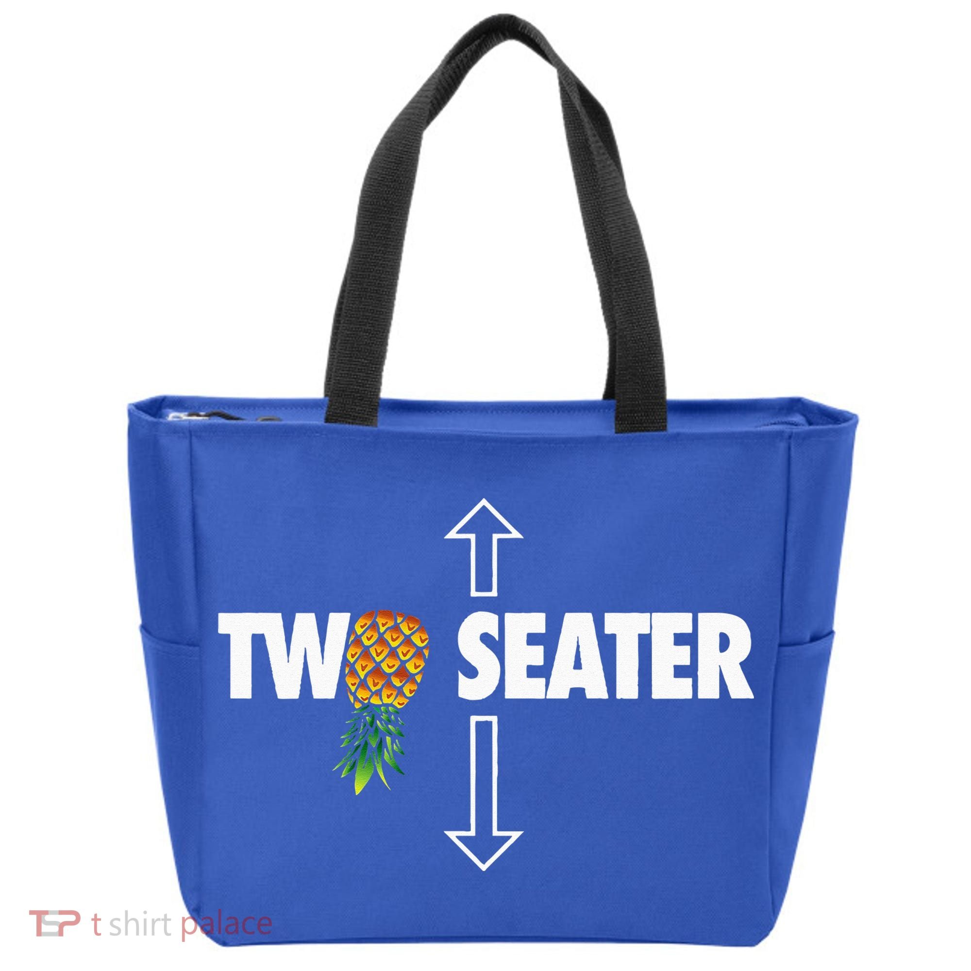 Two Seater Swinger Funny Upside Down Pineapple Swinger Tote Bag