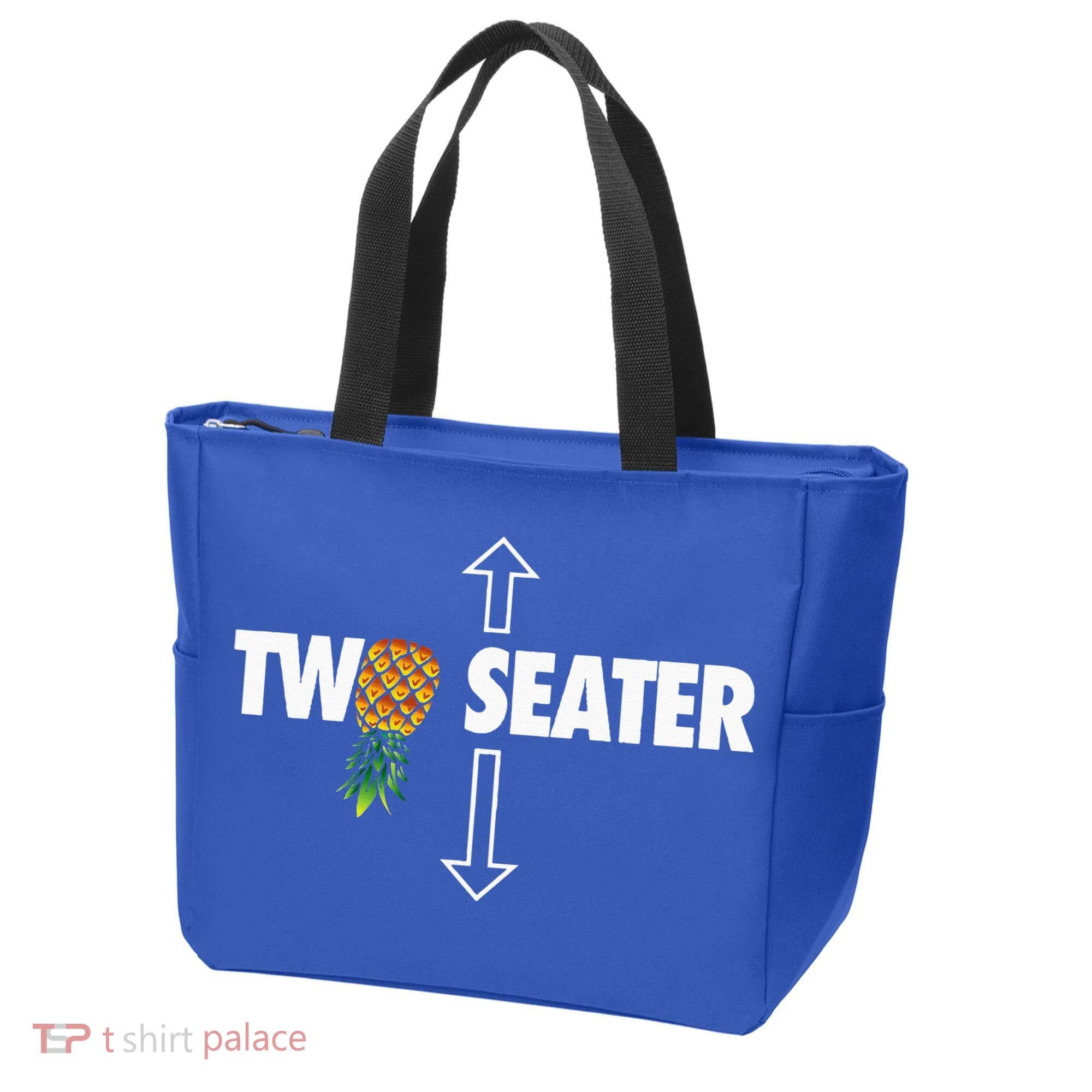Two Seater Swinger Funny Upside Down Pineapple Swinger Tote Bag