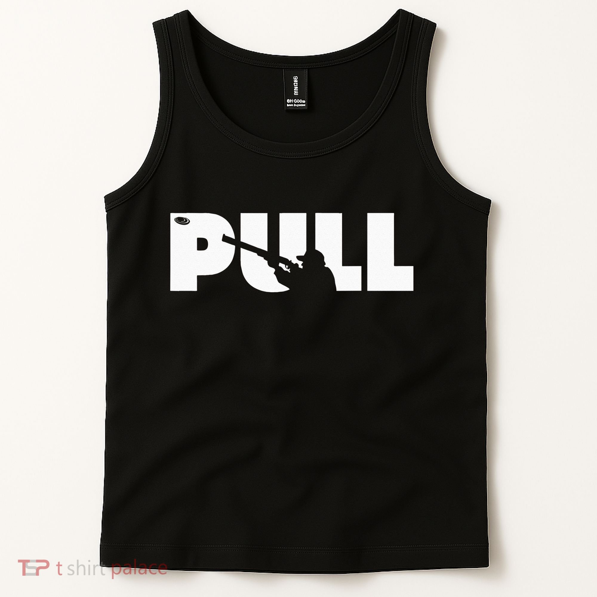 Trap Skeet Shooting Clay Pigeon Hunter Shotgun Tank Top