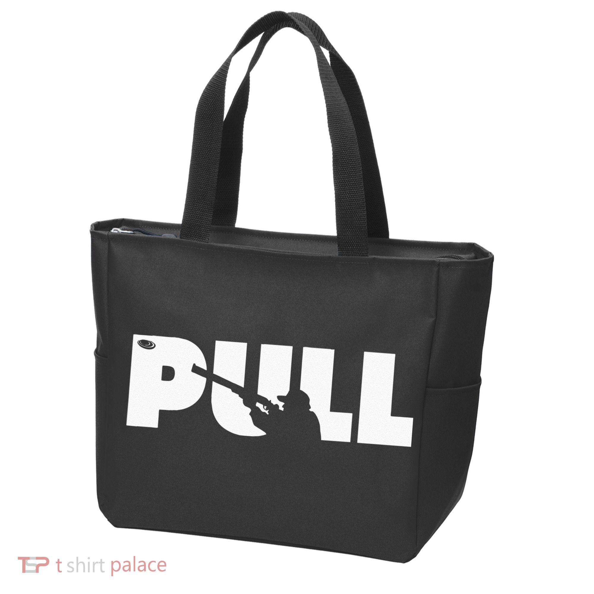 Trap Skeet Shooting Clay Pigeon Hunter Shotgun Tote Bag