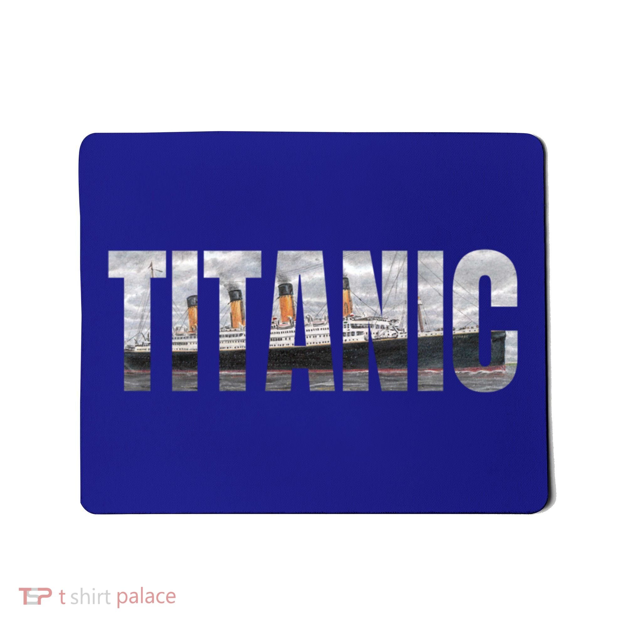 Titanic Sailing Ship 1912 Cruise Vintage Distressed Great Gift Mousepad