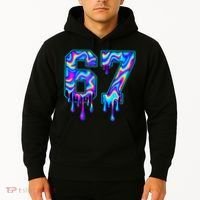 Trippy Swirl Six Seven Drip 6-7 Meme 67 Slang Hoodie thumb 2