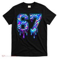 Trippy Swirl Six Seven Drip 6-7 Meme 67 Slang T-Shirt thumb 0