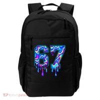 Trippy Swirl Six Seven Drip 6-7 Meme 67 Slang Backpack thumb 0